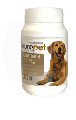 مولتی ویتامین روزانه مخصوص سگ یوروپت ۱۵۰ عددی